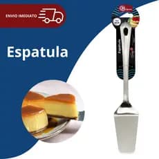 Espatula Reta GRANDE Para Pudim Bolo Doce 100% Aço Inox Para Casa Restaurante Buffet Doceria
