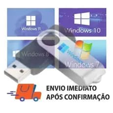pendrive bootavel c/ windows 7/8/10/11 instalar/formatar pc e notebook