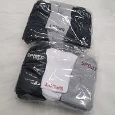 Kit 12 Pares de Meias unissex algodão Cano alto Longo