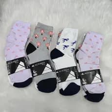 Kit 3 ,6 ou 12 Pares de Meias  altomax feminina Adulto Cano alto