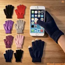 Luva De Touch screen para mexer Na telado celular Tablet Luva Unissex