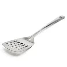 Espátula Perfurada Vazada Aço Inox 33cm Cozinha Fritura / Pegador de Massas Macarrão