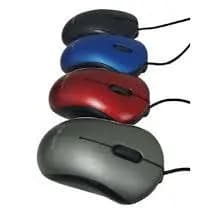 Mouse Óptico USB C/ Fio Plug Play 3 Botões PC Notebook Design Moderno e Confortável Pronta Entrega Envio Rápido
