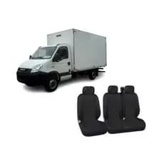 Caminhao iveco daily jogo de capas de bancos tecido couro