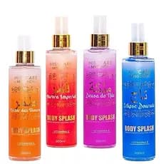 Body Splash Desodorante Colonia Árabe Miss Rose 200ml