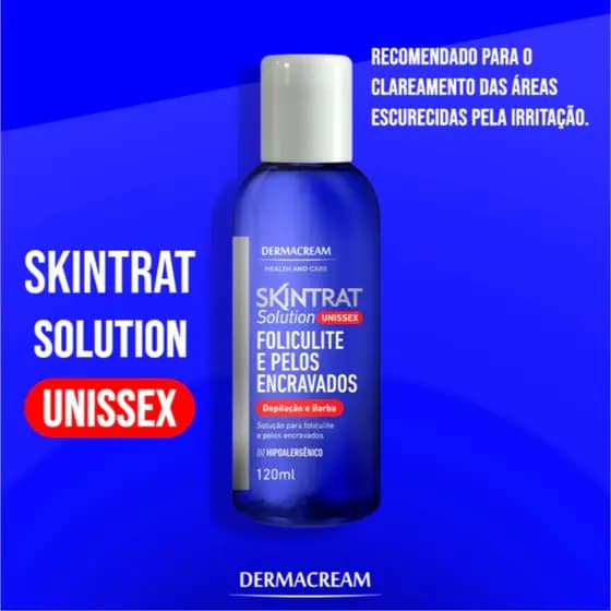 Skintrat Foliculite e Pelos Encravados Depilação e Barba 120ml - Dermacream Unissex