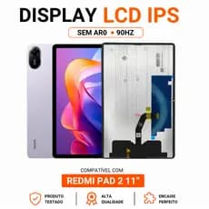 Frontal Tela Redmi Pad 2.11''  Polegadas Display Original LCD IPS Sem Moldura Aro 90 Hz