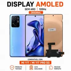 Display Mi 11T/ 11T Pro 5G Tela Oled Amoled Original Frontal Tela Sem Aro  Moldura 120 Hz