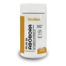 Óleo De Abóbora Biolike 60 Cáps - Saúde Cardiovascular
