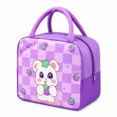 Lancheira Térmica Infantil Escolar coelhinha Bolsa Térmica Impermeável Mantém Alimentos Frescos Ideal Para Escola