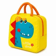 Lancheira Térmica Infantil Escolar Dinossauro Bolsa Térmica Impermeável Mantém Alimentos Frescos Ideal Para Escola