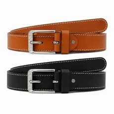 Cinto Masculino PU 1,20m Reversível Social Casual