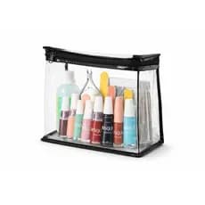 Necessaire para Maquiagem, Manicure, Remédio, Higiene pessoal Transparente
