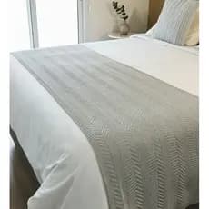 Manta Peseira Luxo Tricot Premium Decorativa Sofá Cama de Casal Queen E King Elegante Lincks