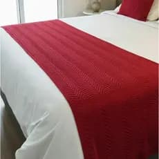 Peseira Manta Tricot Luxo Para Sofá, Cama de Casal, Queen e King Decorativa Tendencia Moda Lincks