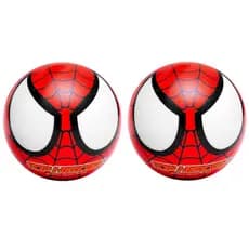 2 Bolas Infantil Top Heroes Spider Aranha Vinil Bola para Crianças Dente de Leite