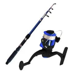 Kit 1 Vara Molinete 1.50m - 1 Molinete Pequeno Pesca Leve Cores Enviadas Conforme Estoque
