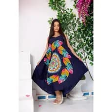 Vestido Curto Trapezio Indiano Batik Plus Size