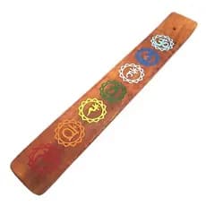 Incensario Porta Indiano Regua Chakras Kit Com 12 Unidades