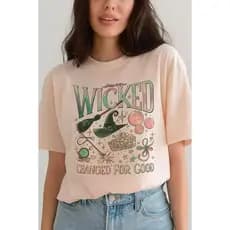 Camiseta Feminina Anime Vintage Kawaii | Estilo Grunge Punk Colorido Streetwear T-Shirt Wicked