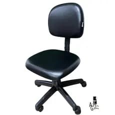 Mocho Profissional com Encosto | Regulável | Até 110kg | Estética, Manicure, Dentista