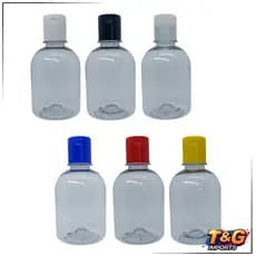Frasco PET 250ml c/Flip Top 28 – Ideal p/ Sabonete Líquido, Álcool Gel, Cremes e Mais!