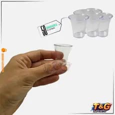 Kit com 50 Unidades – Cálice Copinho para Santa Ceia | Acrílico Transparente (10ml)