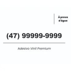 Adesivo Celular Telefone ou WhatsApp Personalizado em Recorte para Divulgação em Vidros Veículos e Superfícies Lisas