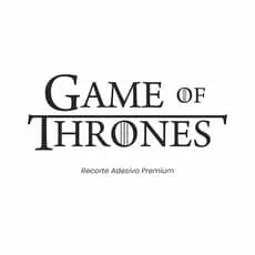 Adesivo G. Thrones Logo Recortado Vinil Premium Personalização