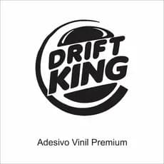 Adesivo Drift King Estilo Burger Para Carro JDM Notebook Várias Cores E Modelos De Elite New Pixel À Prova D'água