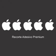 Adesivo Maçã Apple 5 ou 10 un. Para Celular Notebook Macbook Tablet Carro Vidro Tuning Personalização À Prova D'água