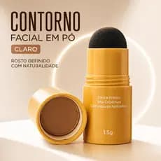 Contorno Facial em Pó Mia Make Claro Eu Nasci Assim para Rosto Natural