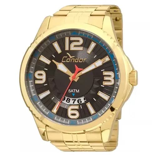 Relógio Masculino Dourado Original Elegante (Relogio Marido, Relogio Homem, Relogios Masculinos)