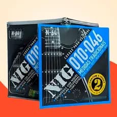 Kit 02 Jogos Cordas Encordoamento Nig N64 Guitarra 010