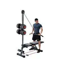 Banco Banqueta De Musculação E Academia Regulável suportar 500KG (12x1) 6 Graus