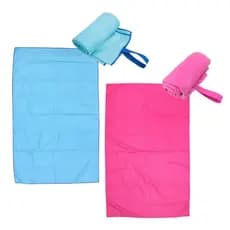 Toalha Secagem Rápida Microfibra 80x130cm  Piscina Mar Natação Esporte Academia Camping Viagem