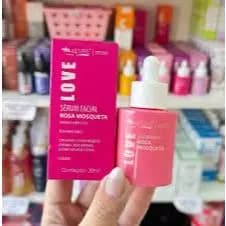 Max Love Sérum Facial Rosa Mosqueta 30ml - Máxima Hidratação  Com Acido Hialurônico