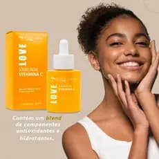 Sérum Facial Vitamina C Pele Jovem Uniforme Iluminada Hidratada 30ml Max Love