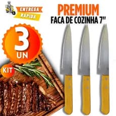 4/3/2 Faca Madeira de Cozinha 7" Afiada Corte Preciso Cabo Madeira Não Enferruja Em Aço Inox Para Cozinha