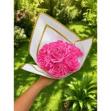 Buquê de Rosas de Cetim Artesanal – Presente Romântico e Durável