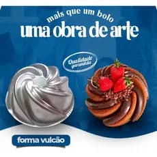 Forma de Bolo vulcão Tamanho Grande *PROMOÇÃO*