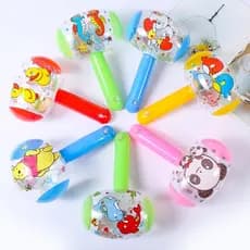 Martelo Pequeno Inflável 22 cm Com Sino Brinquedo Bebê Criança Brinquedo Paly