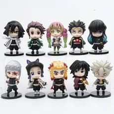 Boneco De Ação Anime/Demon Slayer Kimetsu No Yaiba Giyuu Zenitsu Rengoku Nezuko Tanjirou Brinquedos Action Figure