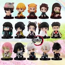 anime Demon slayer Figura De Ação kimetsu no yaiba Modelo Decoração De Carros