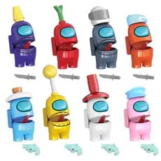 Among us Minifigure Montando Blocos De Construção De Brinquedos Para Crianças