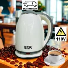 Chaleira Elétrica 110V De Inox Premium 1,8 Litros Branca Jarra Elétrica