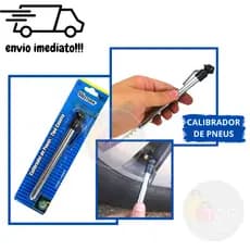 Medidor Manual De Pressão De Pneus Tipo Caneta De Alumínio Calibrador De Pneus
