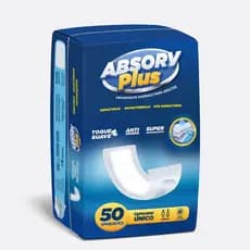 Absorvente  geriátrico absorv plus 50 unidades barato absorv azul