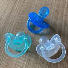 Kit Com 3 Chupetas de Silicone Pepeta Orto Fase 2 Menino