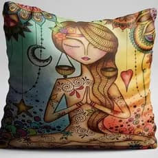 CAPA DE ALMOFADA  NAMASTE decoração namastê capa mística 40X40CM